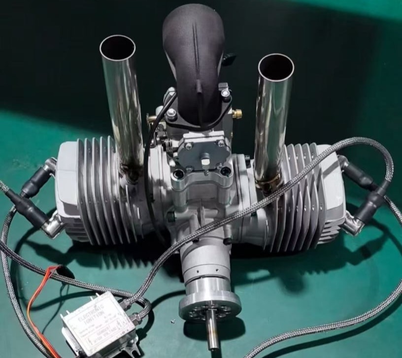 Dwucylindrowy silnik boxer UAV w stylu L275E