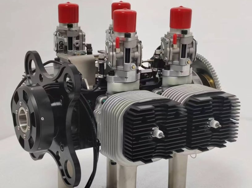 Czterocylindrowy silnik boxer UAV w stylu L550E